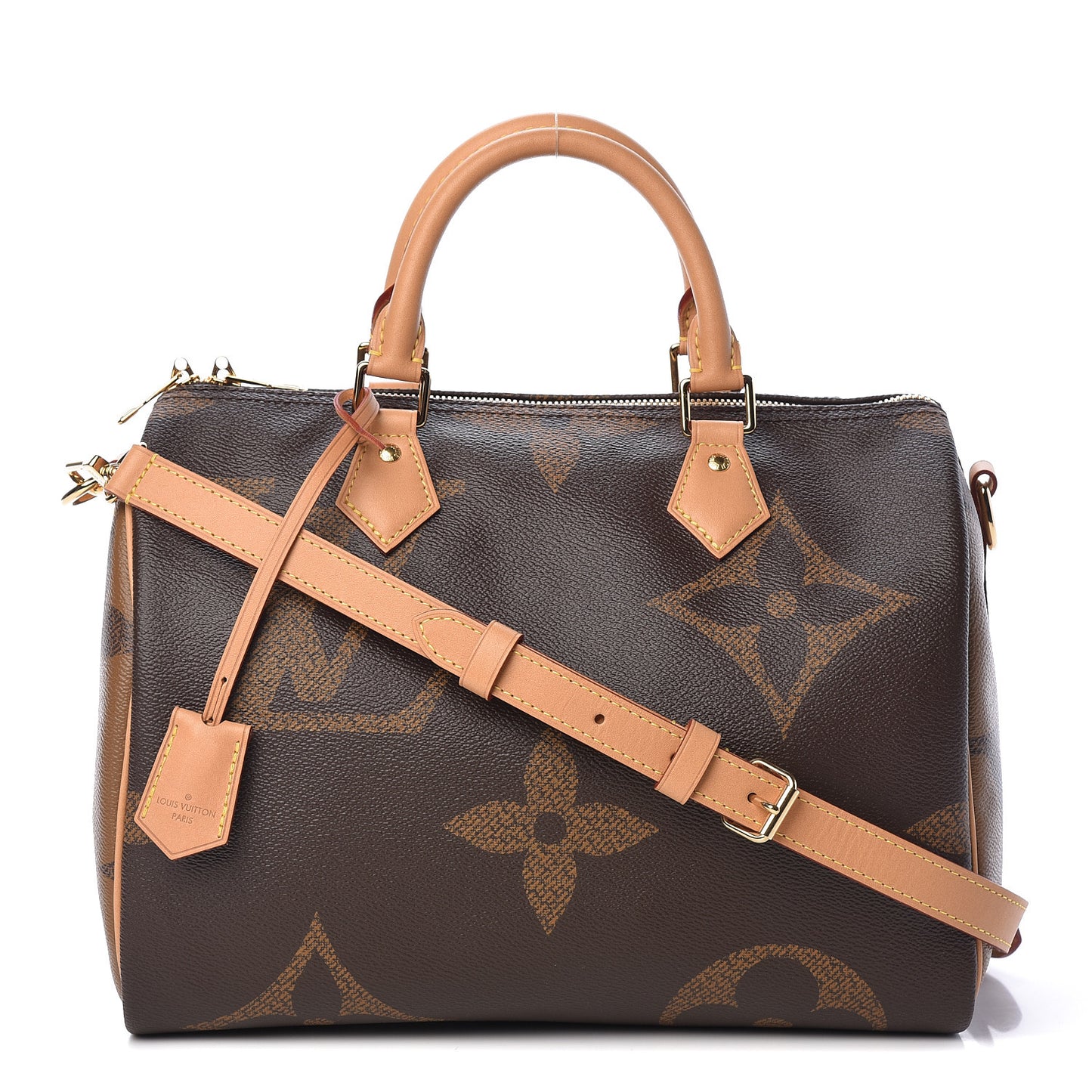 Reverse Monogram Giant Speedy Bandouliere 30