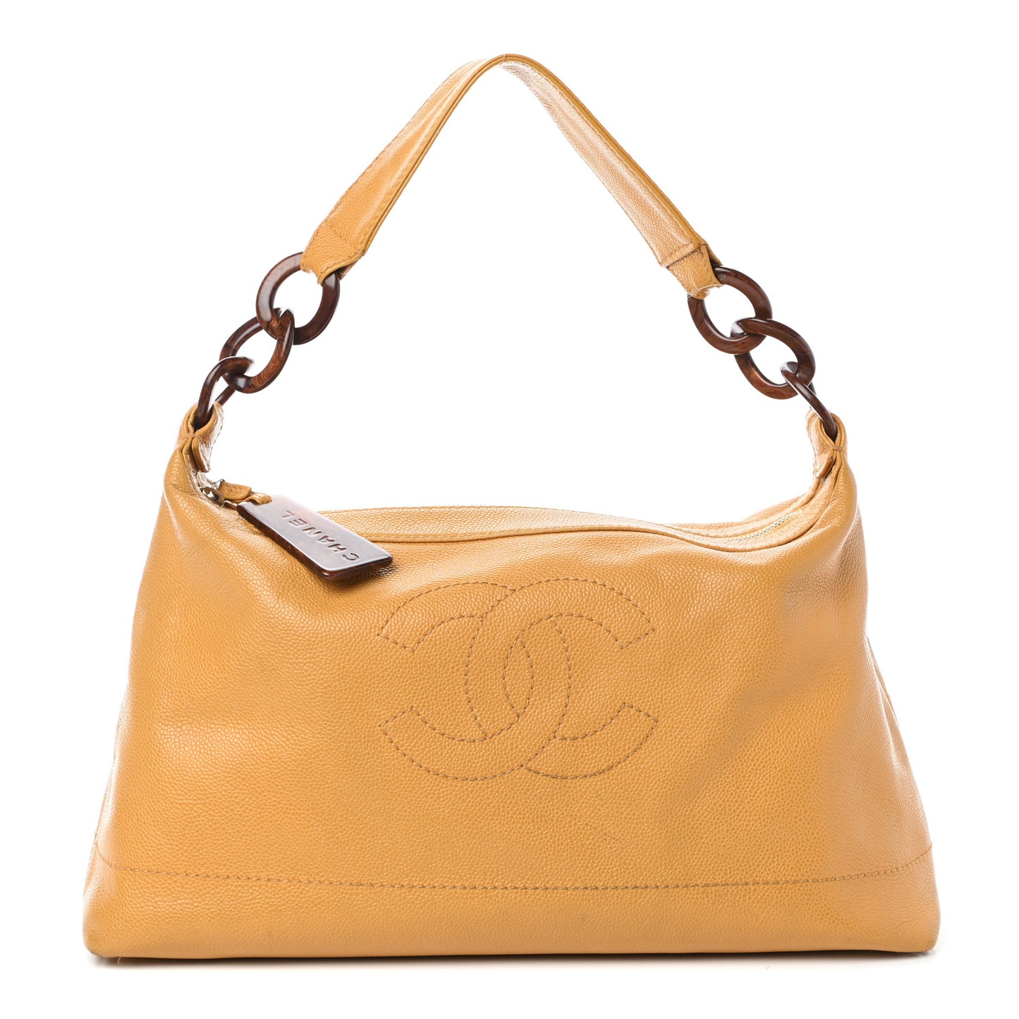 Caviar CC Wood Chain Hobo Maize