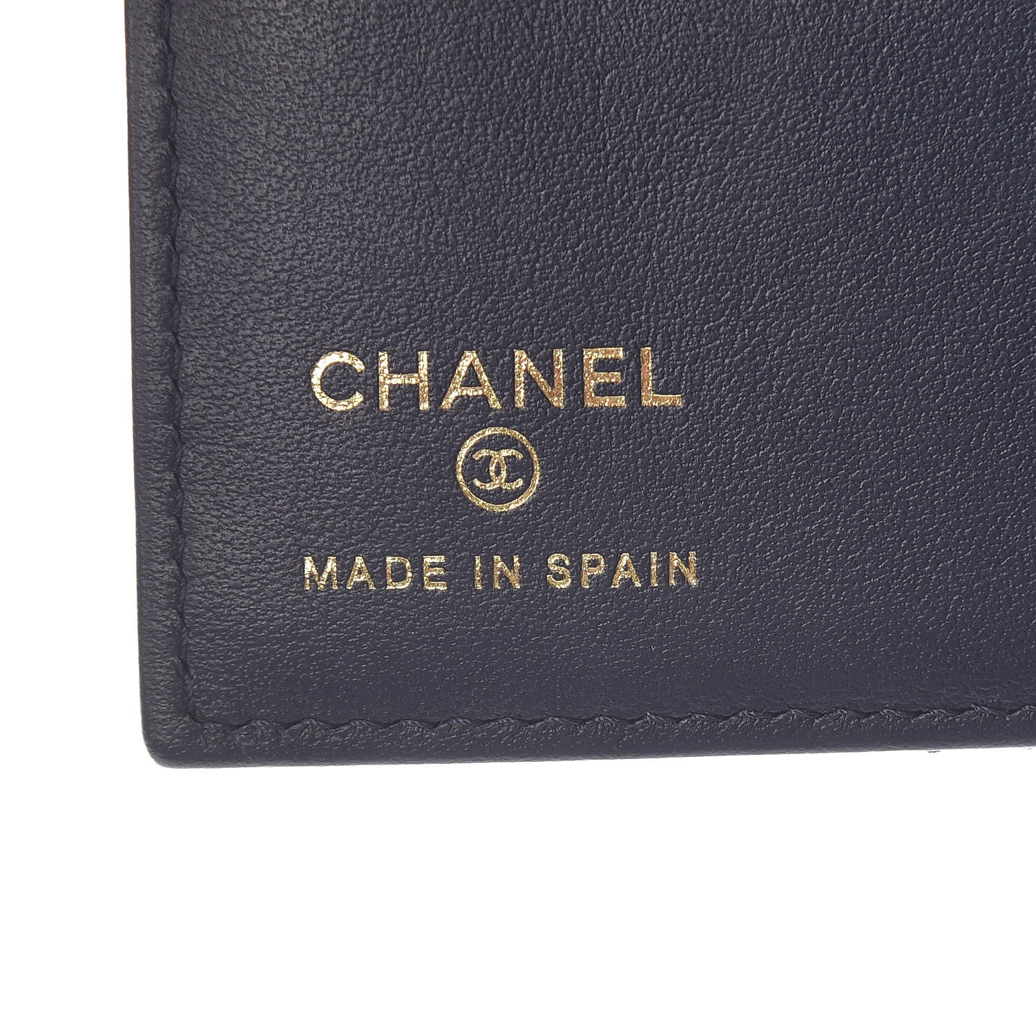 Chanel Caviar Quilted Passport Holder Blue 6 of 7