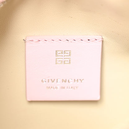 Givenchy Coated Canvas Logo 4G Embossed Small Moon Cut Out Shoulder Bag Blossom Pink 6 of 13