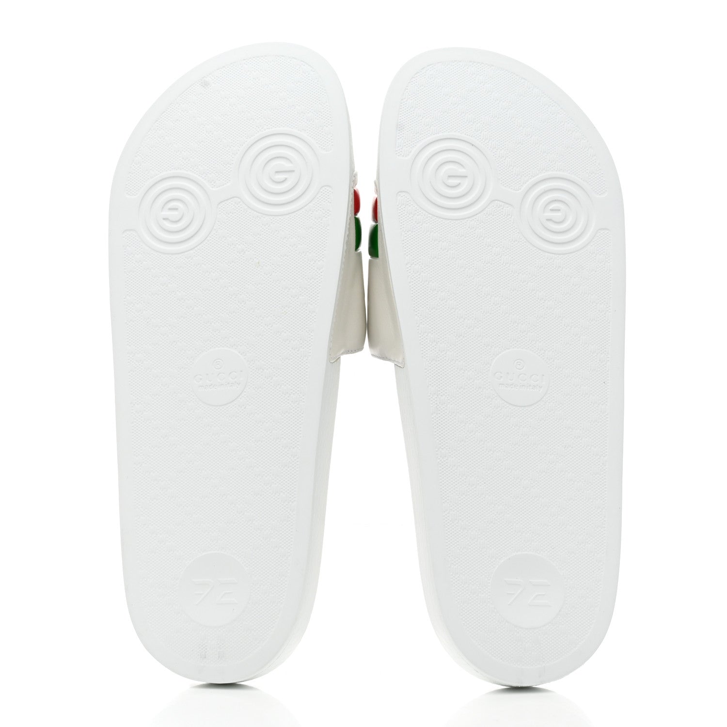 Gucci Nappa Original Gucci Mens Slide Sandals 8 Great White 5 of 8