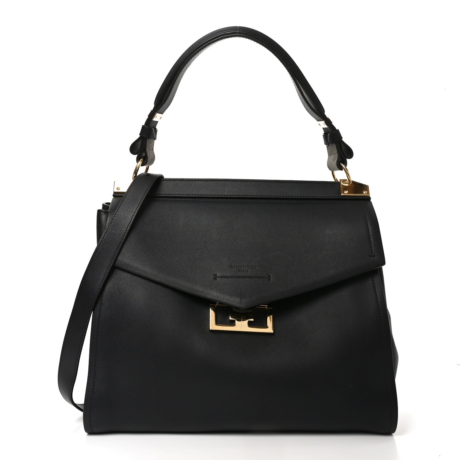 Givenchy Calfskin Medium Mystic Shoulder Bag Black 1 of 9