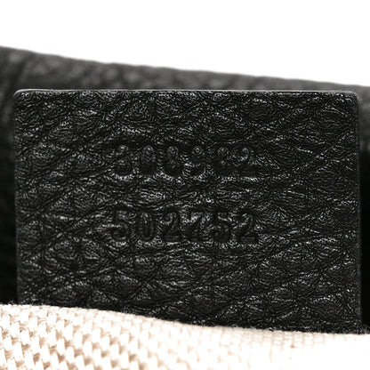 Gucci Pebbled Calfskin Medium Soho Chain Shoulder Bag Black 7 of 10