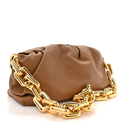 Bottega Veneta Calfskin The Pouch Chain Teak 3 of 12