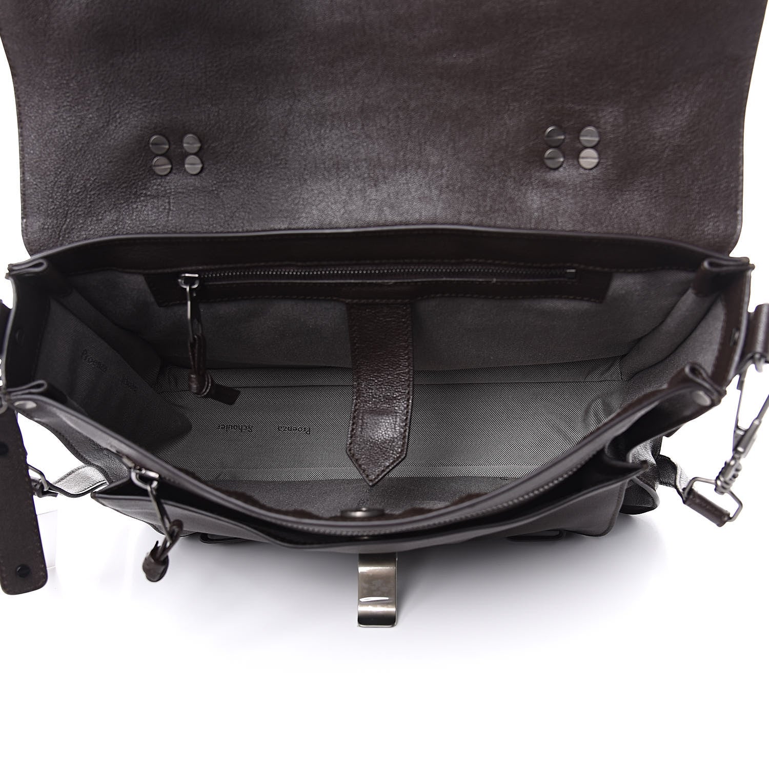 Proenza Schouler Lambskin Medium PS1 Satchel Dark Chocolate 5 of 8