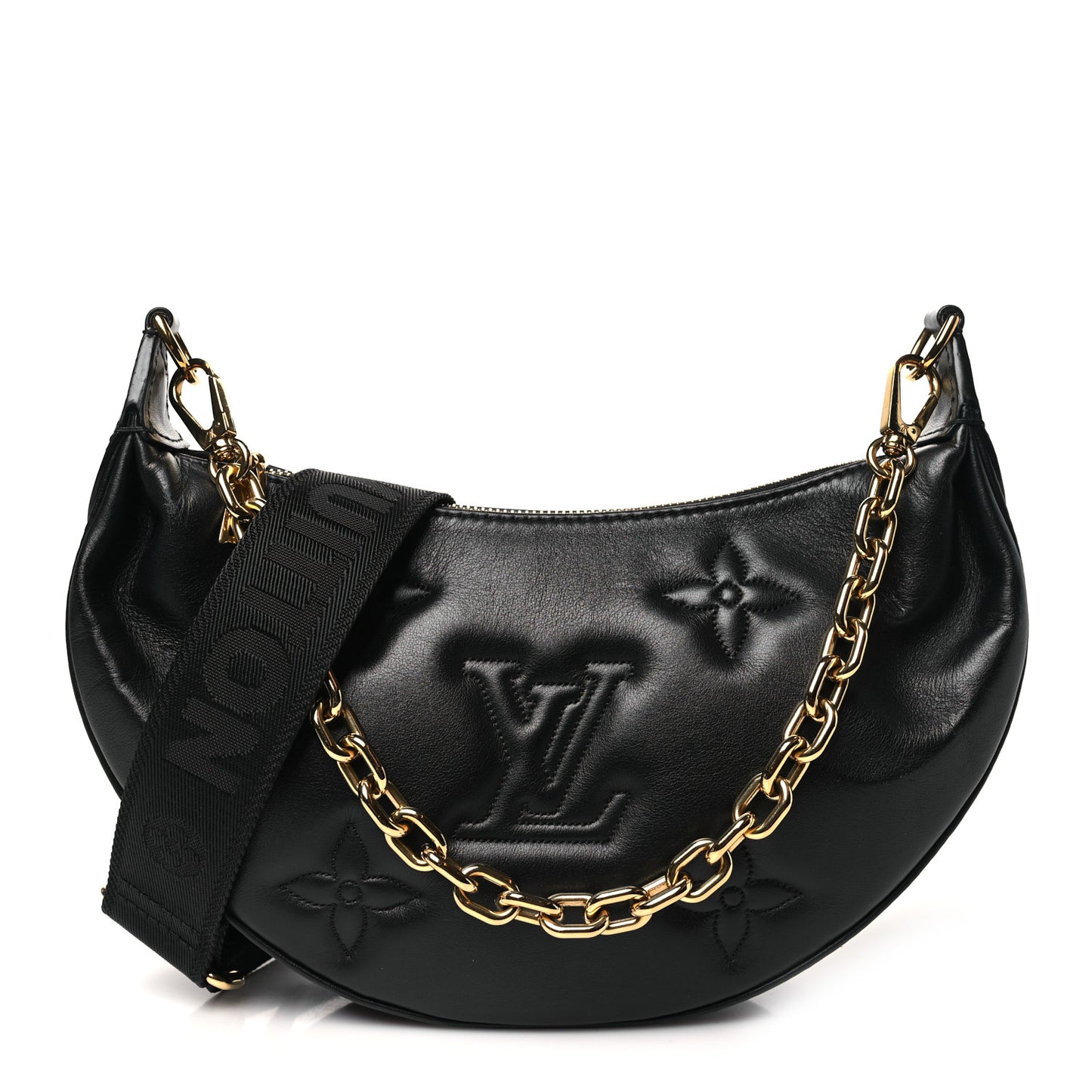 Calfskin Bubblegram Over The Moon Black