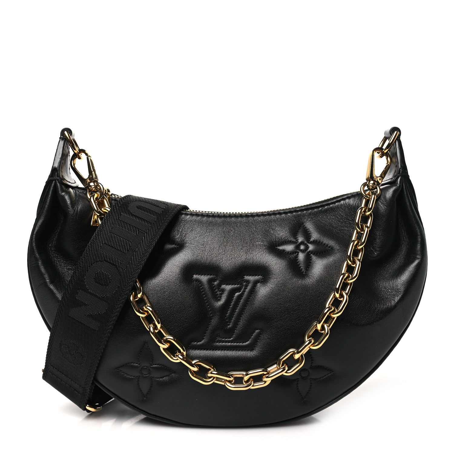 Louis Vuitton Calfskin Bubblegram Over The Moon Black 1 of 10