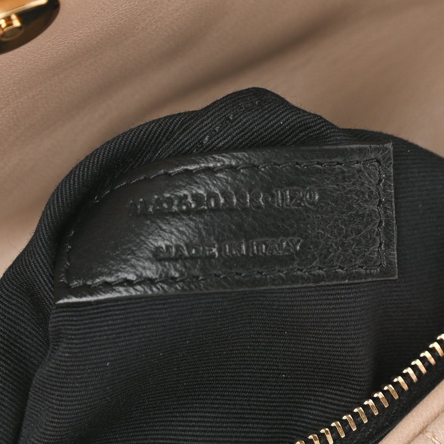 Lambskin Quilted Toy Loulou Puffer Monogram Chain Satchel Nude Powder