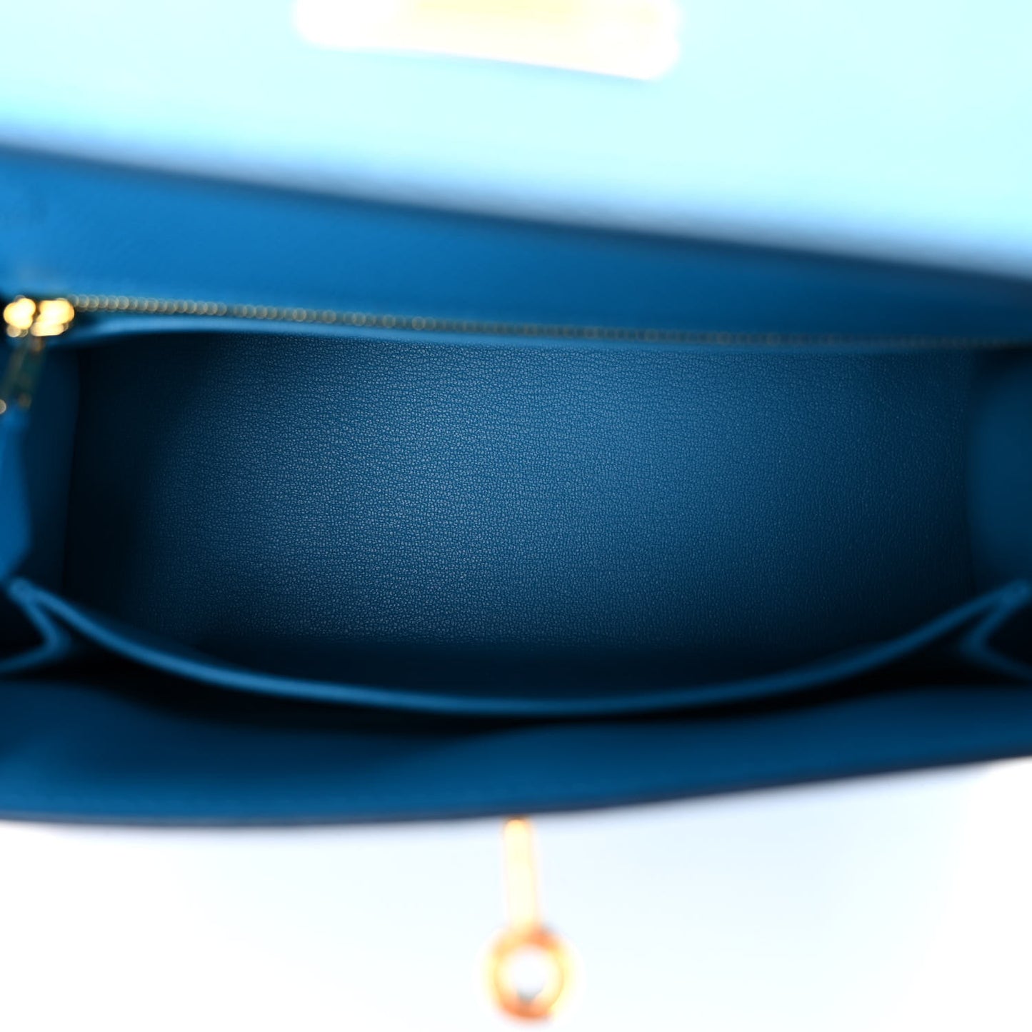 Epsom Kelly Sellier 25 Bleu Frida