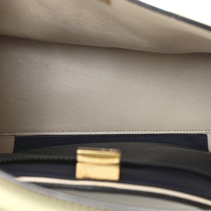 Fendi Vitello Seta Vitello Century Medium Peekaboo X-Lite Mandorlo Blueberry 5 of 13