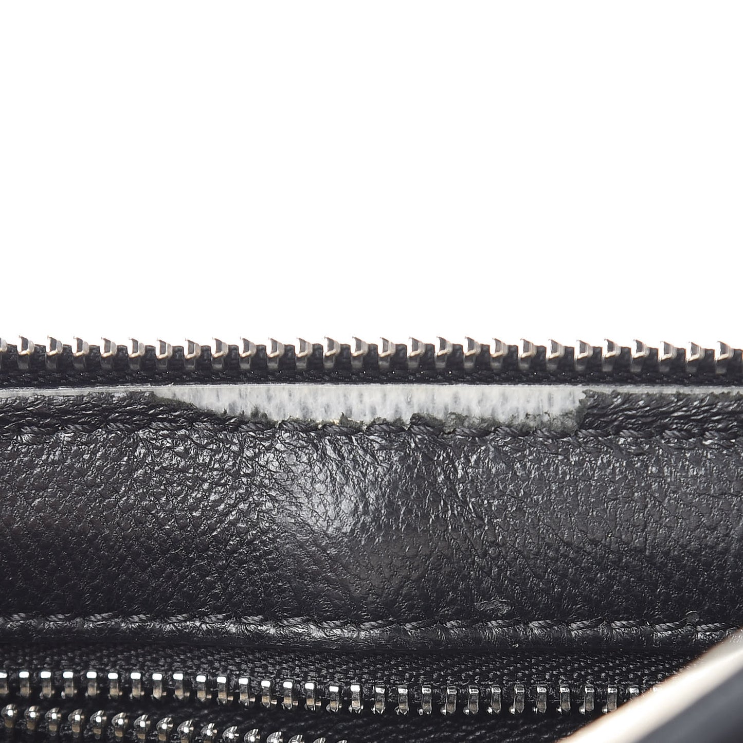 Grained Calfskin Medium Edge Shoulder Bag Cream