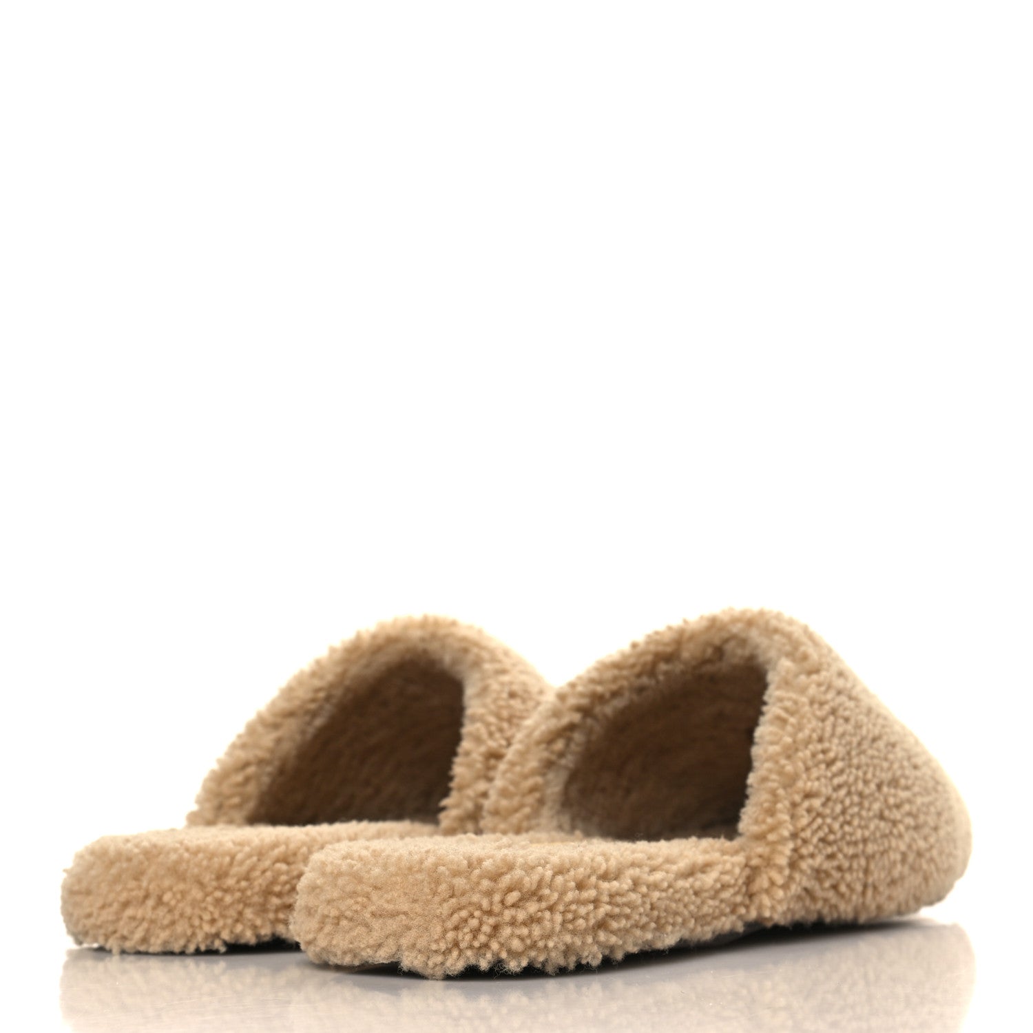 Gucci Shearling Interlocking G Mens Slippers 12 Butterscotch Cocoa 4 of 8