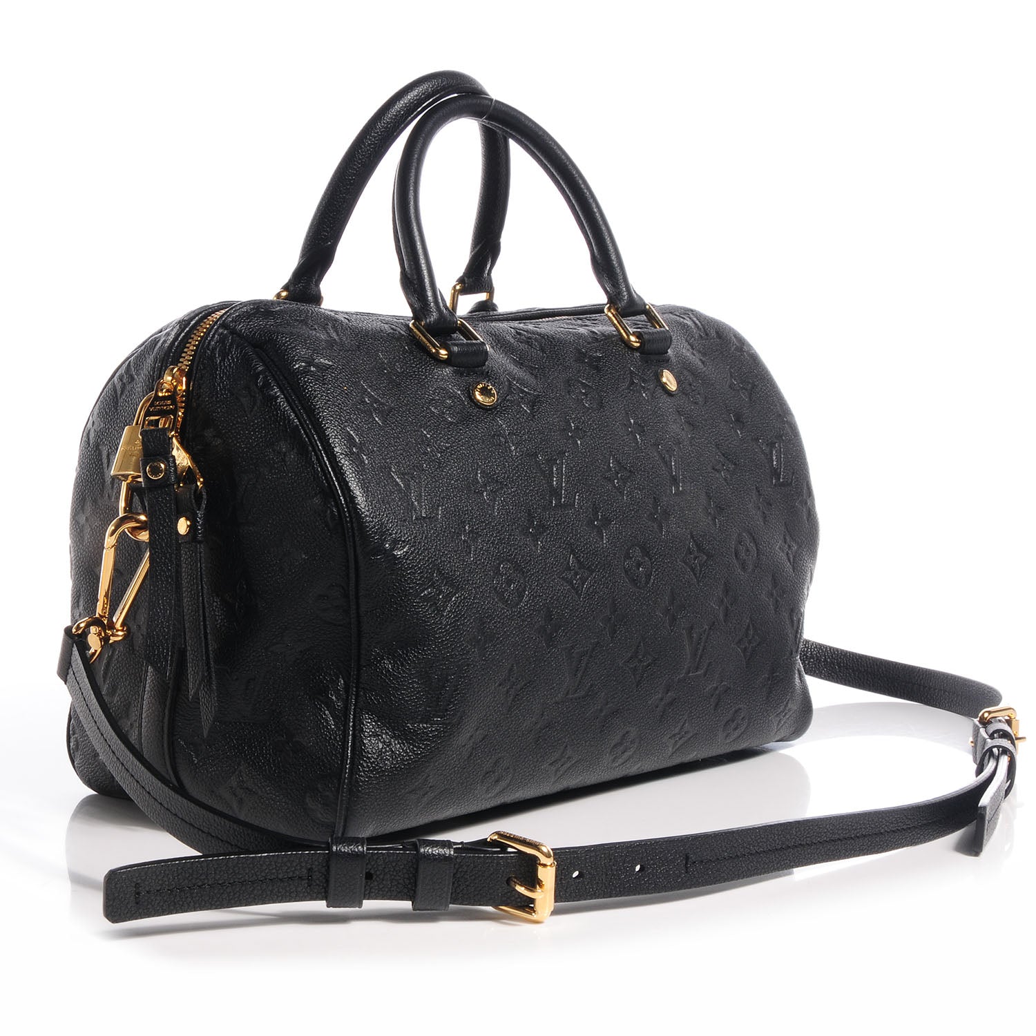 Louis Vuitton Empreinte Speedy Bandouliere 30 Black 3 of 7