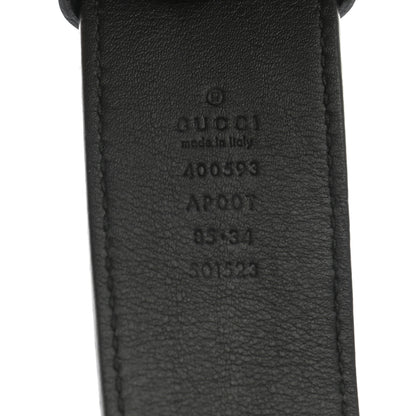 Gucci Calfskin Double G 40mm Belt 85 34 Black 3 of 7