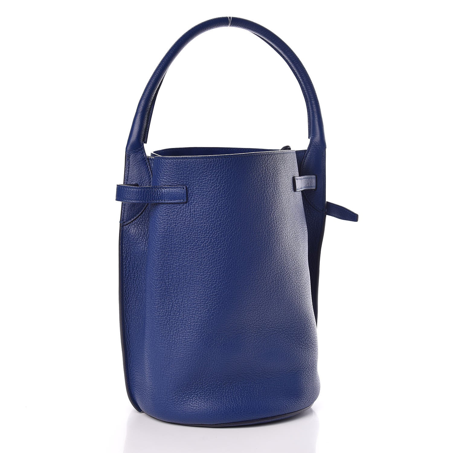 Celine Supple Grained Calfskin Big Bag Bucket Cobalt 4 of 12