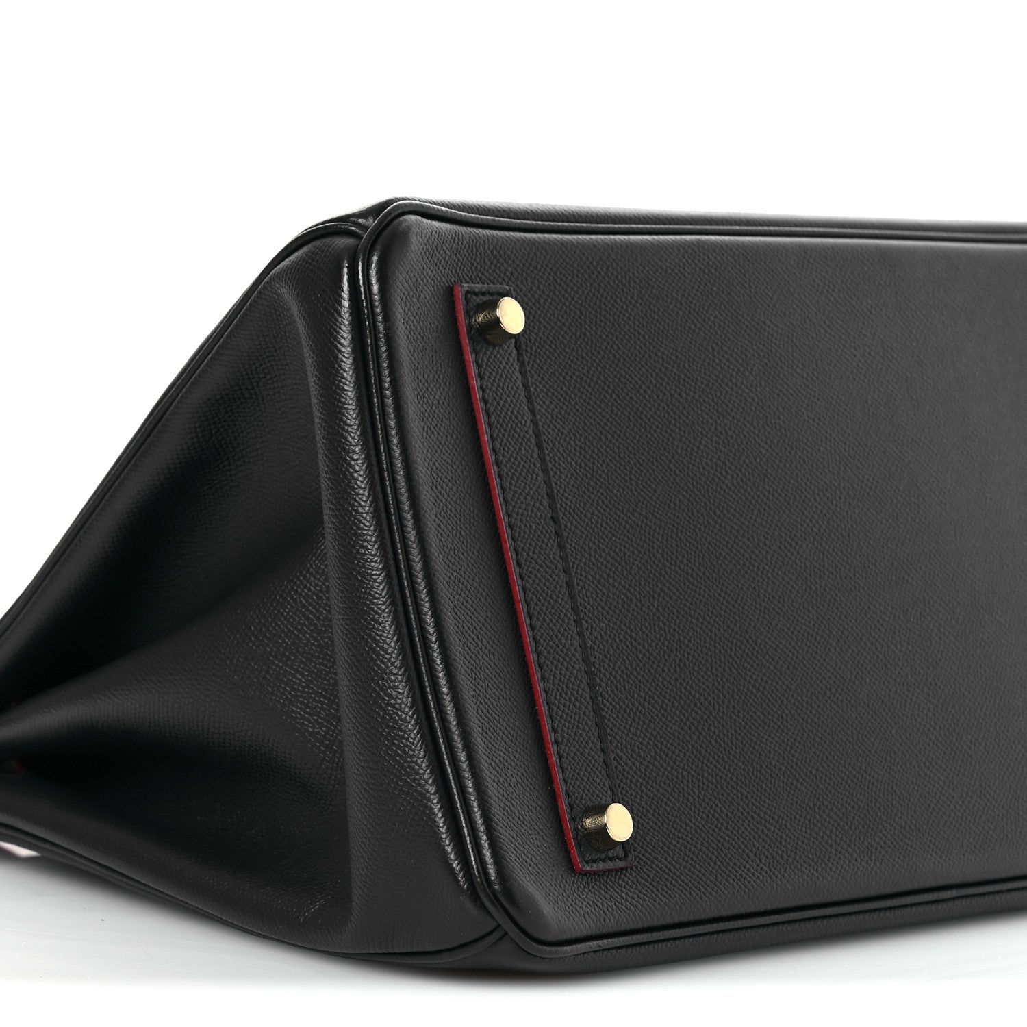 Hermes Epsom Contour Birkin 35 Bleu Indigo Rouge H 9 of 14