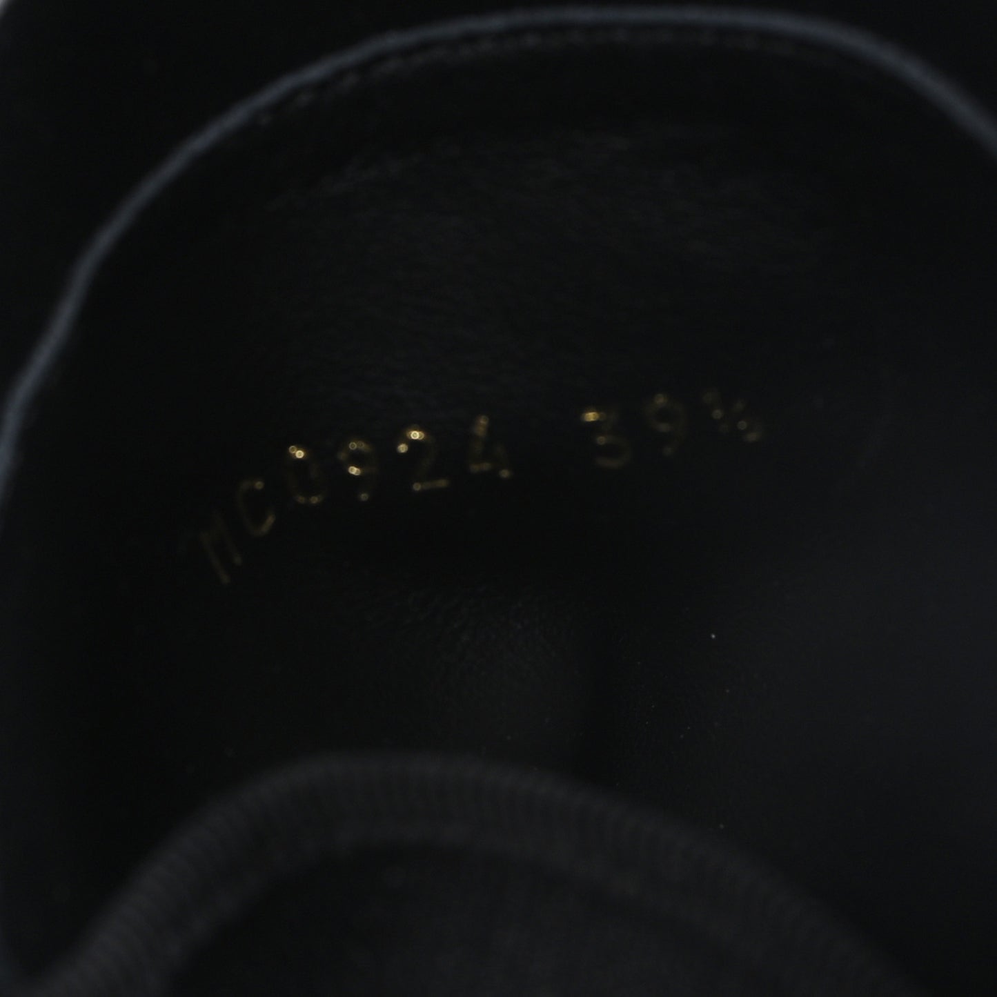 Calfskin D-Major Ankle Boot  39.5 Black