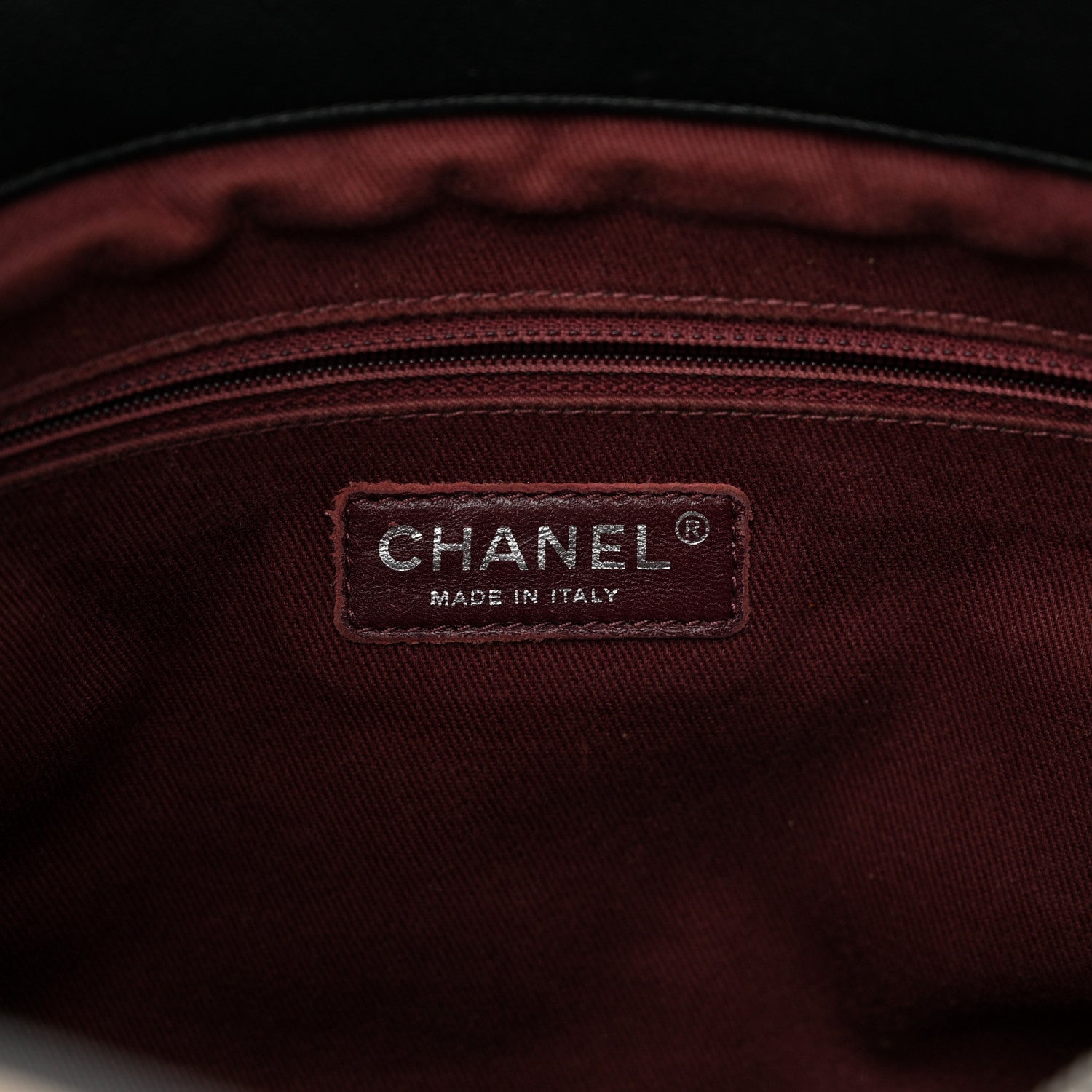 Chanel Lambskin Quilted CC Shopping Tote Black Rose Clair 5 of 15