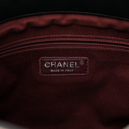 Chanel Lambskin Quilted CC Shopping Tote Black Rose Clair 5 of 15