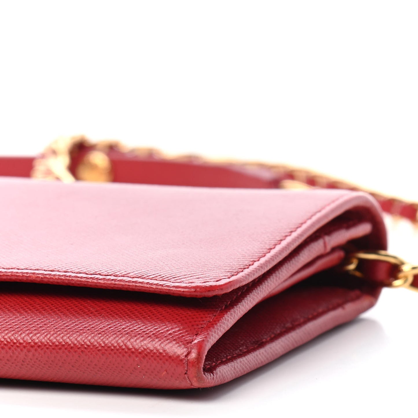 Saffiano Wallet on Chain Fuoco