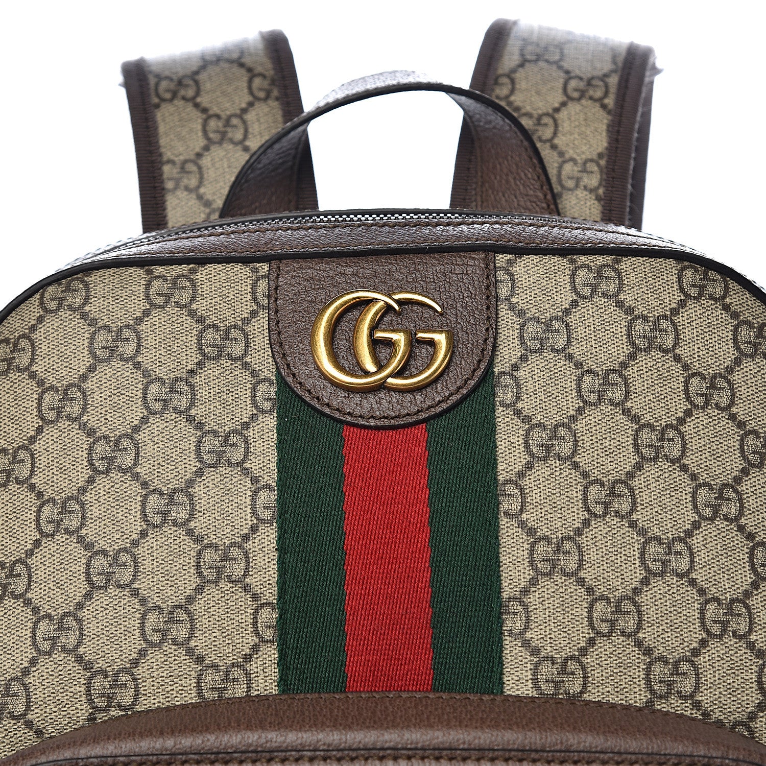 Gucci GG Supreme Monogram Medium Ophidia Day Backpack Brown 11 of 11