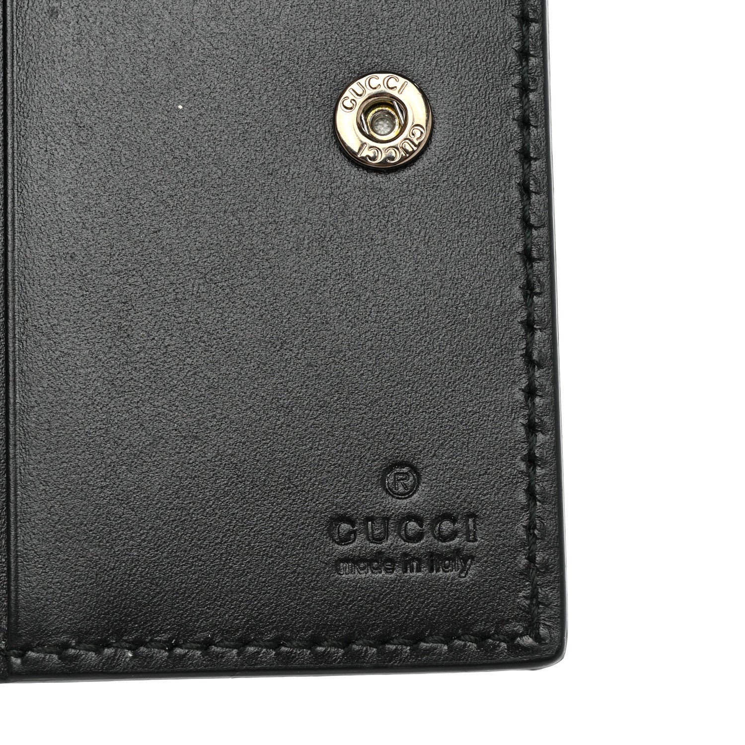 Gucci Guccissima Card Holder Black 6 of 8