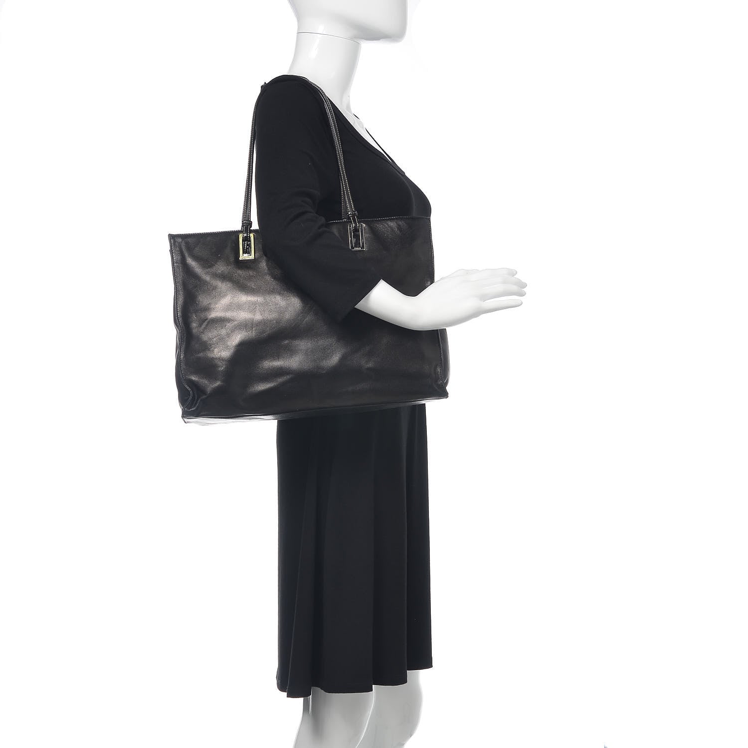Prada Nappa Shoulder Bag Black 2 of 15
