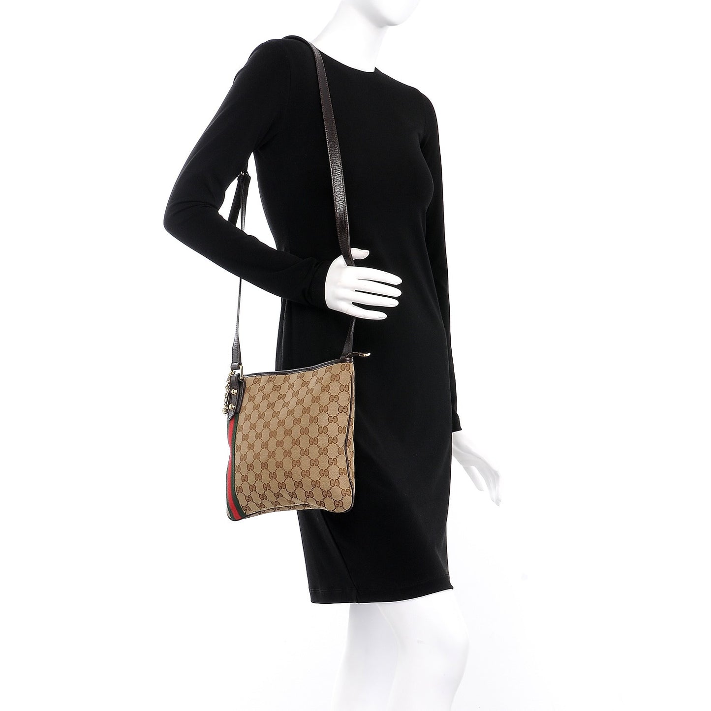 Monogram Web Jolicoeur Charms Messenger Dark Brown