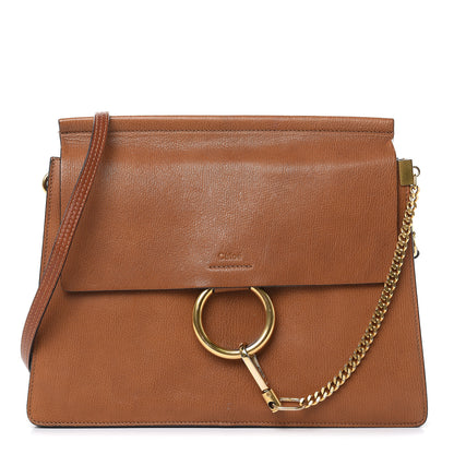 Chloe Goatskin Medium Faye Shoulder Bag Caramel 1 of 15