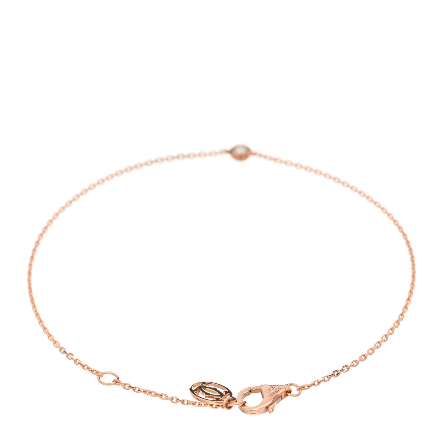18K Pink Gold Diamond XS D'Amour Bracelet