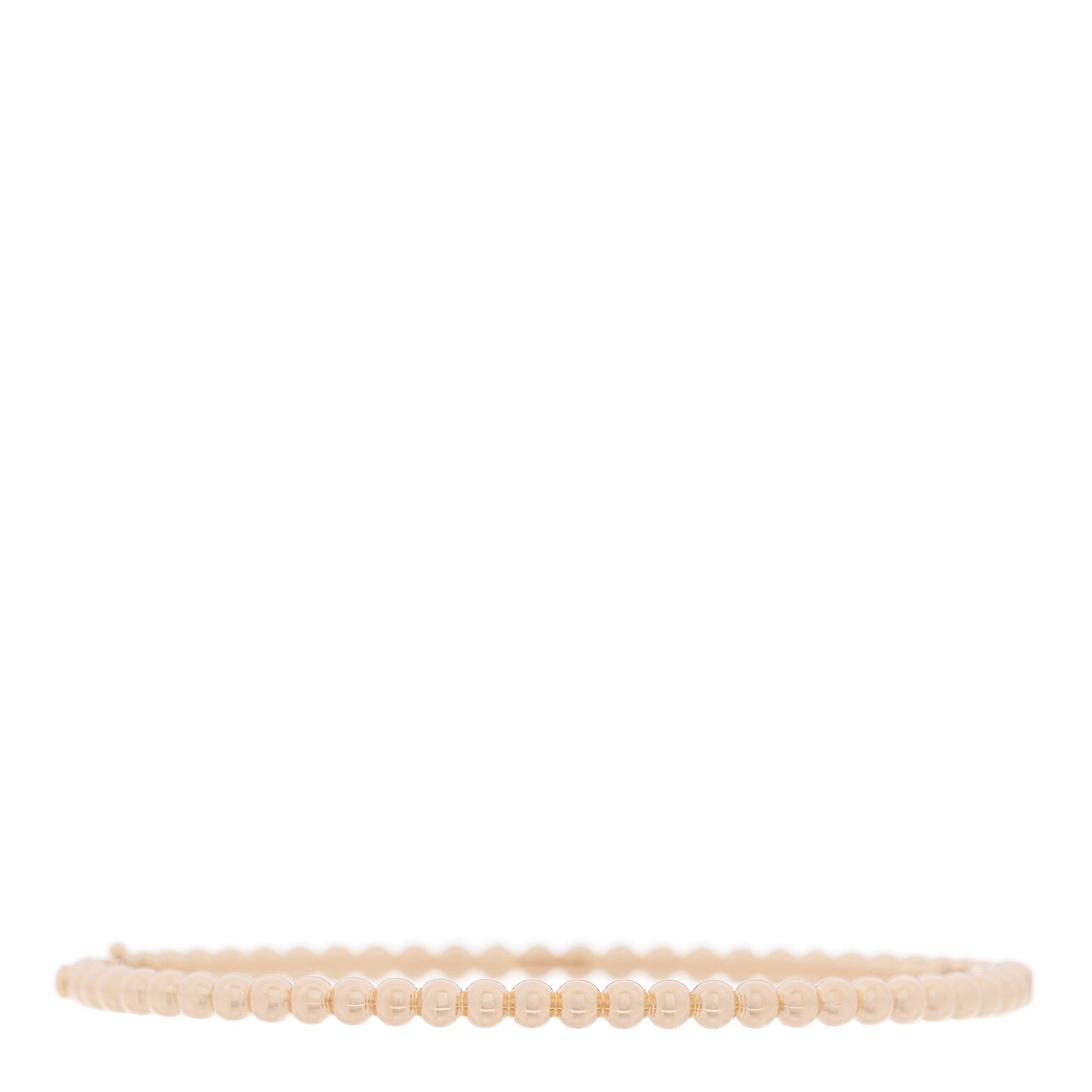Van Cleef & Arpels 18K Rose Gold Perlee Pearls of Gold Bracelet L 1 of 3