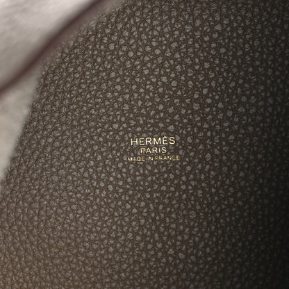 Hermes Taurillon Clemence Picotin Lock 18 PM Etoupe 7 of 11