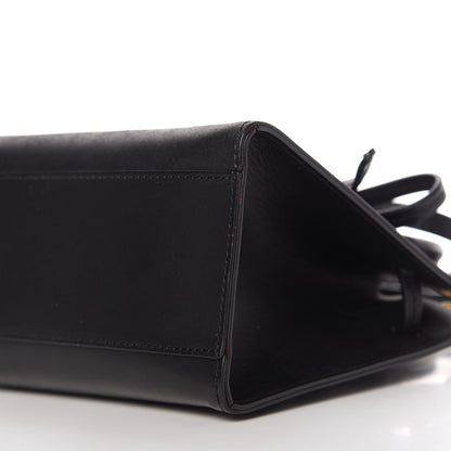 Mansur Gavriel Vegetable Tanned Calfskin Mini Mini Sun Bag Black Flamma 7 of 8