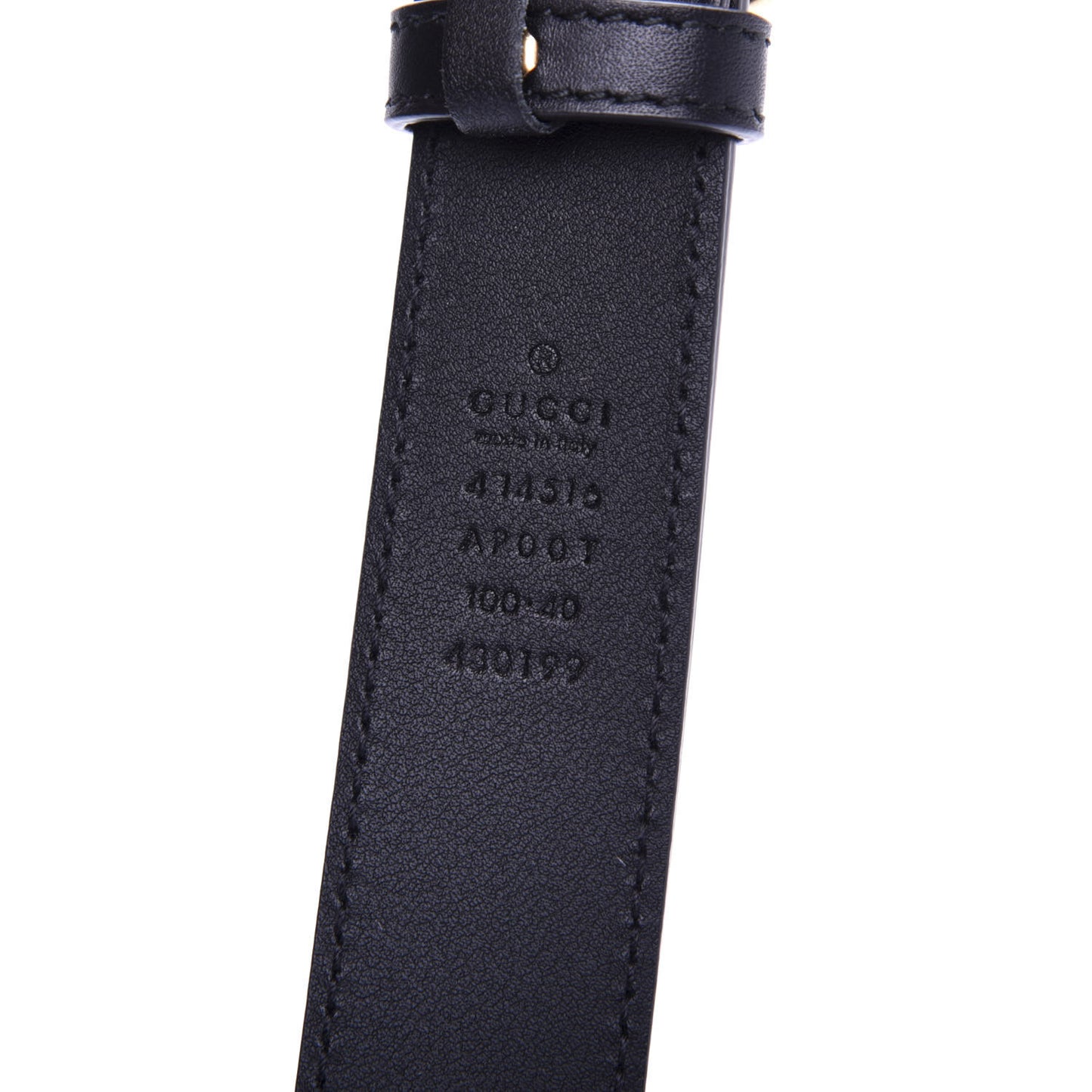 Calfskin Double G 30mm Belt 100 40 Black