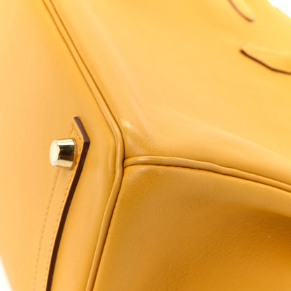 Hermes Swift Birkin 25 Jaune Ambre 19 of 20