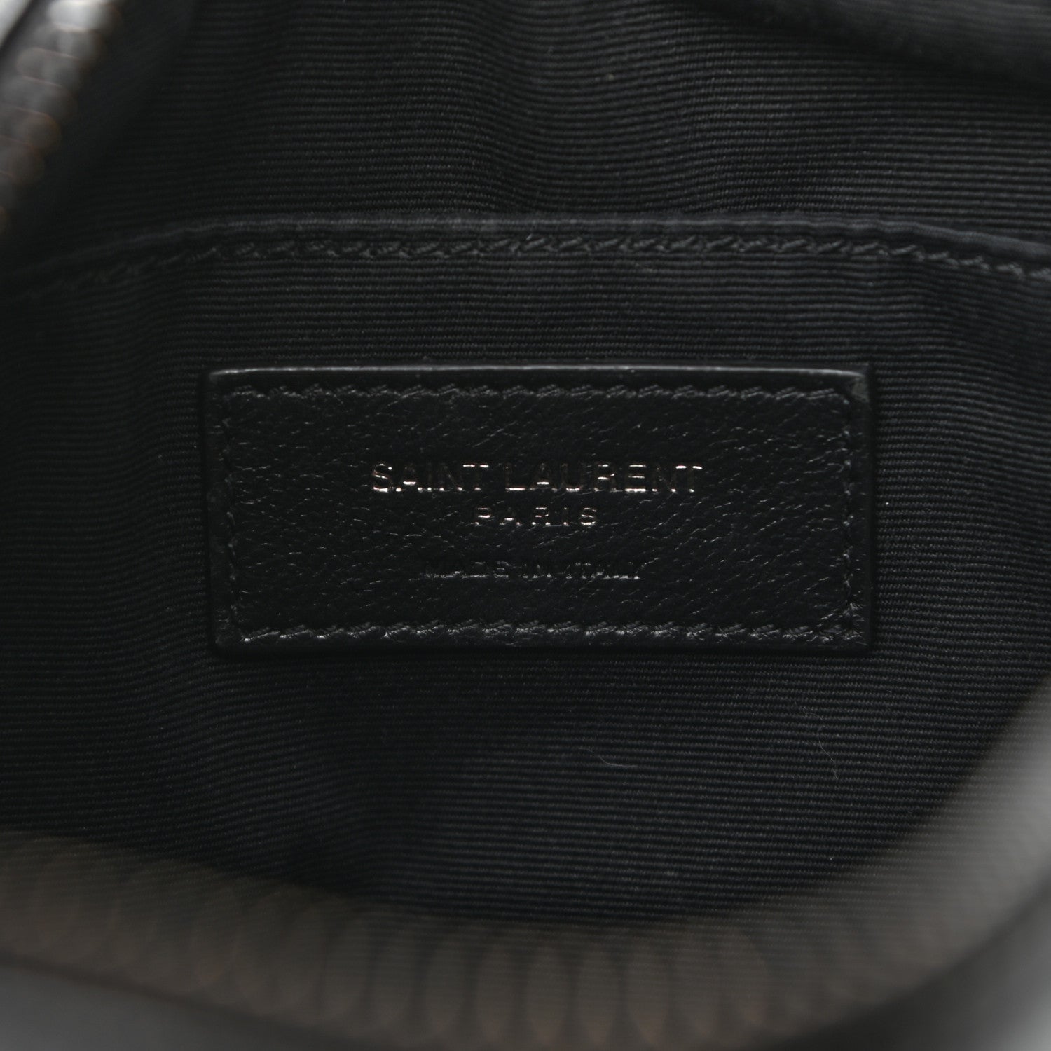 Saint Laurent Calfskin Matelasse Monogram Lou Camera Bag Black 6 of 10