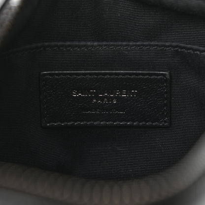 Saint Laurent Calfskin Matelasse Monogram Lou Camera Bag Black 6 of 10