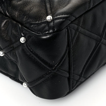 Chanel Lambskin Quilted Pearl Studded Flap Black 5 of 15