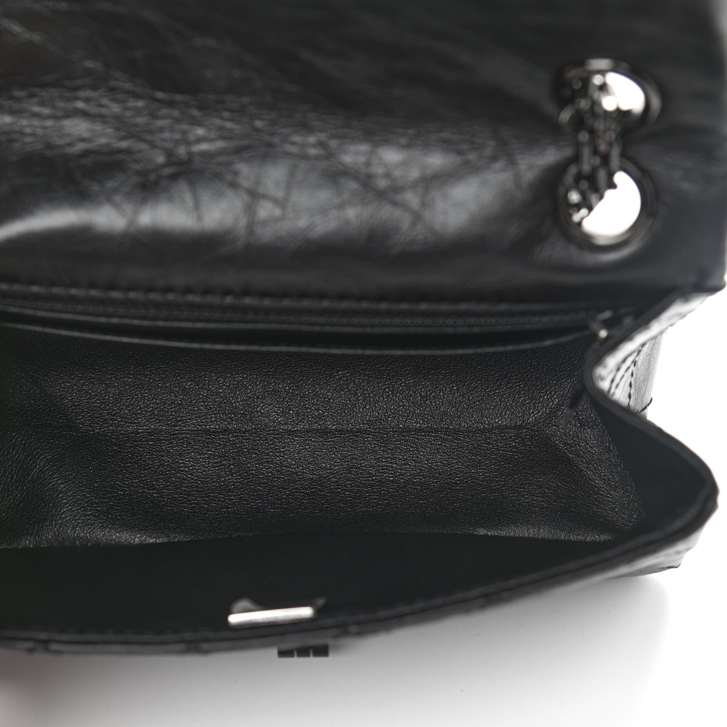 Chanel Aged Calfskin Quilted 2.55 Reissue Mini Flap So Black 5 of 11