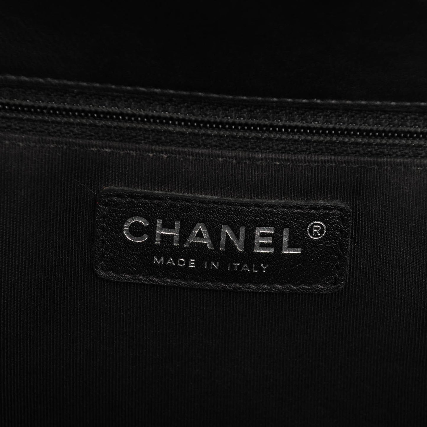 Calfskin Quilted Flap Tote Black