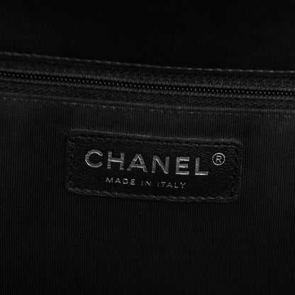 Chanel Calfskin Quilted Flap Tote Black 6 of 7