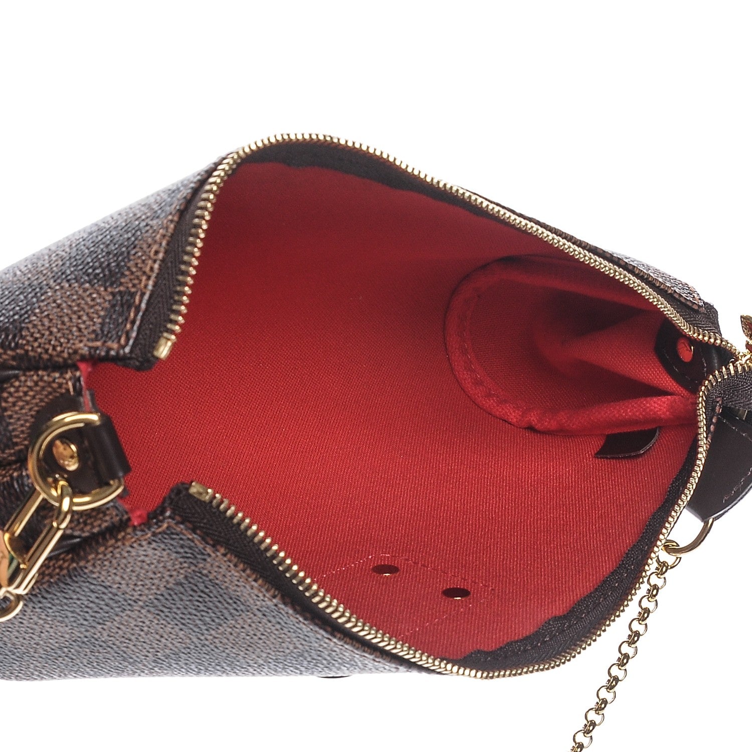 Louis Vuitton Damier Ebene Eva Clutch 6 of 7