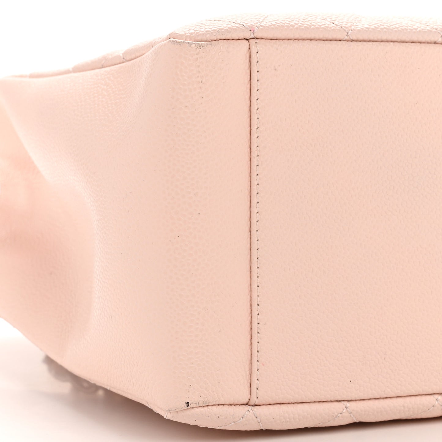 Caviar Quilted Grand Shopping Tote GST Light Pink