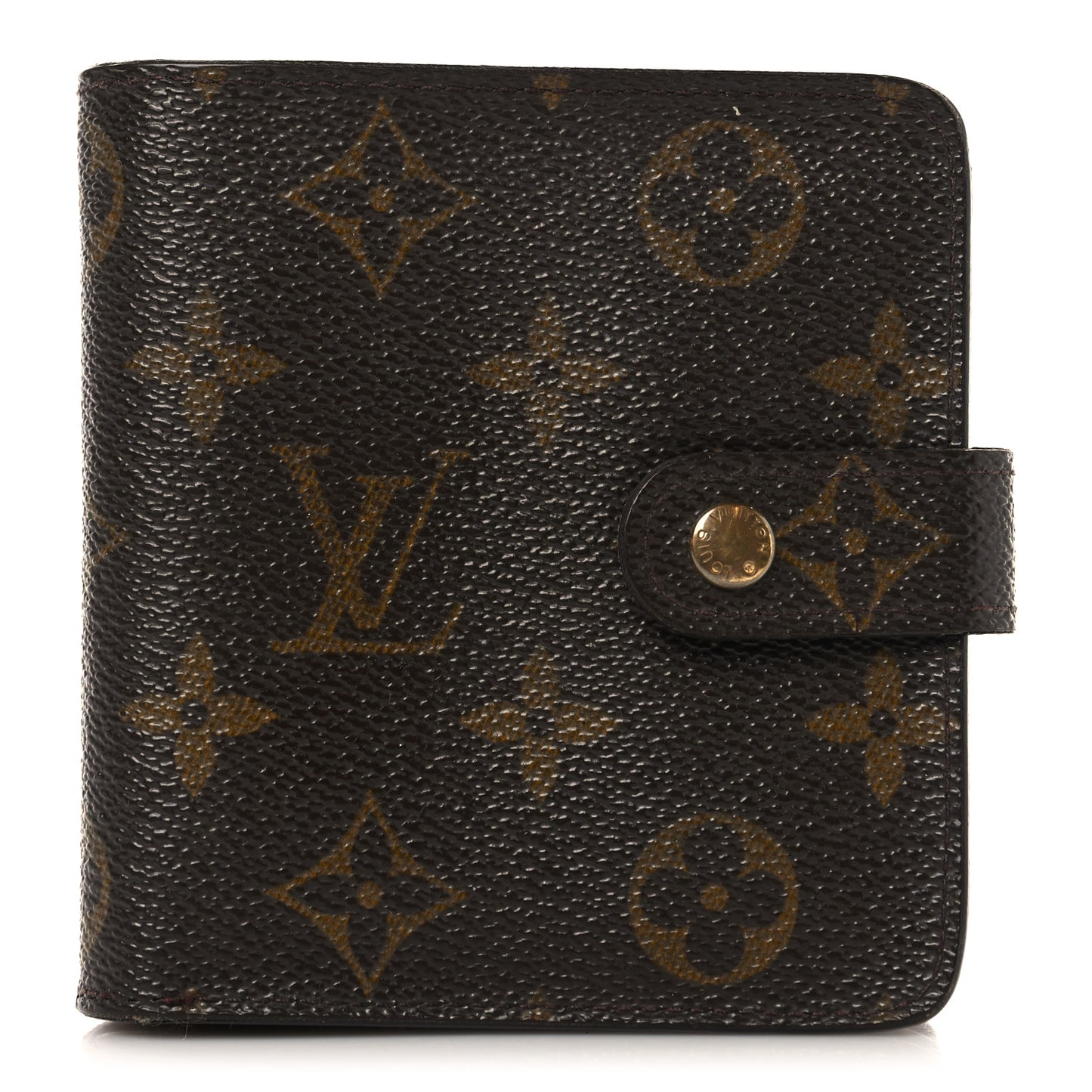 Monogram Compact Zippe Zipped Wallet