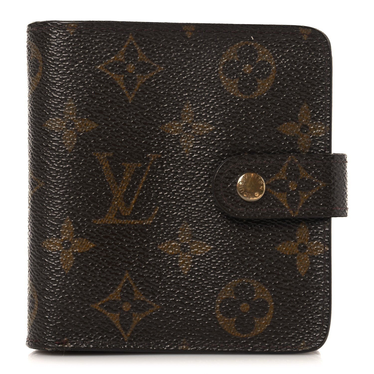 Louis Vuitton Monogram Compact Zippe Zipped Wallet 1 of 15