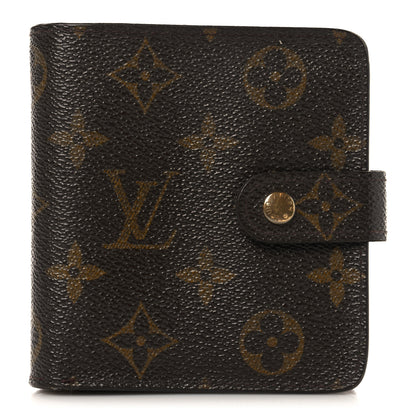 Louis Vuitton Monogram Compact Zippe Zipped Wallet 1 of 15