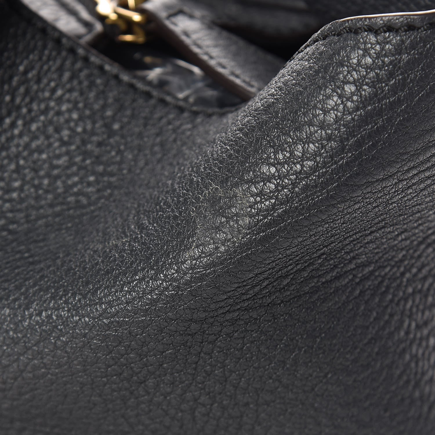 Celine Drummed Calfskin Mini Luggage Anthracite 16 of 18