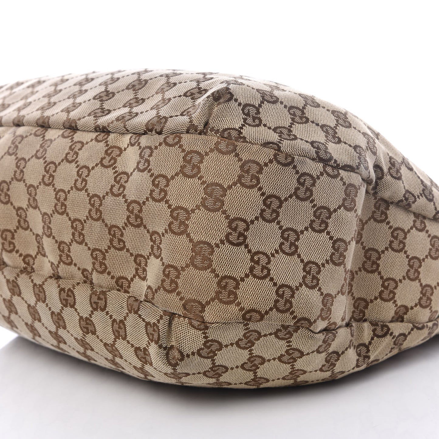 Monogram Large New Ladies Web Hobo Dark Brown