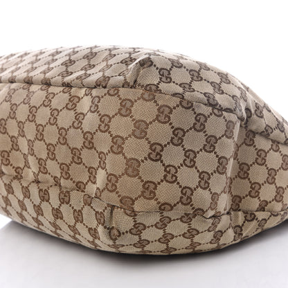 Gucci Monogram Large New Ladies Web Hobo Dark Brown 7 of 8