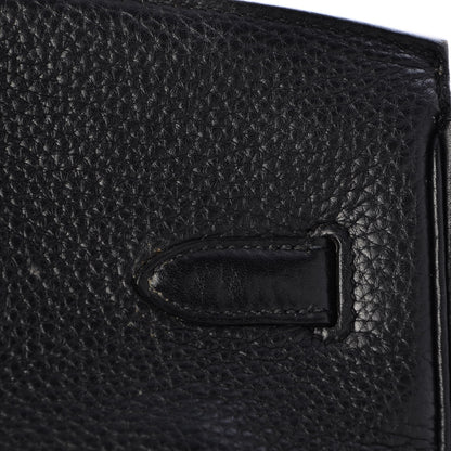 Hermes Taurillon Clemence Birkin 35 Black 34 of 36